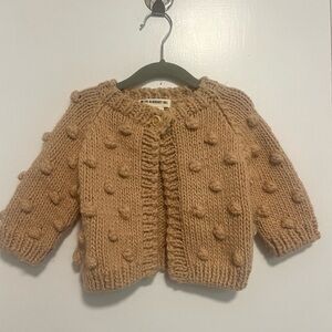 The Blueberry Hill Popcorn Cardigan in Blush Size 18-24 Months LIKE NEW